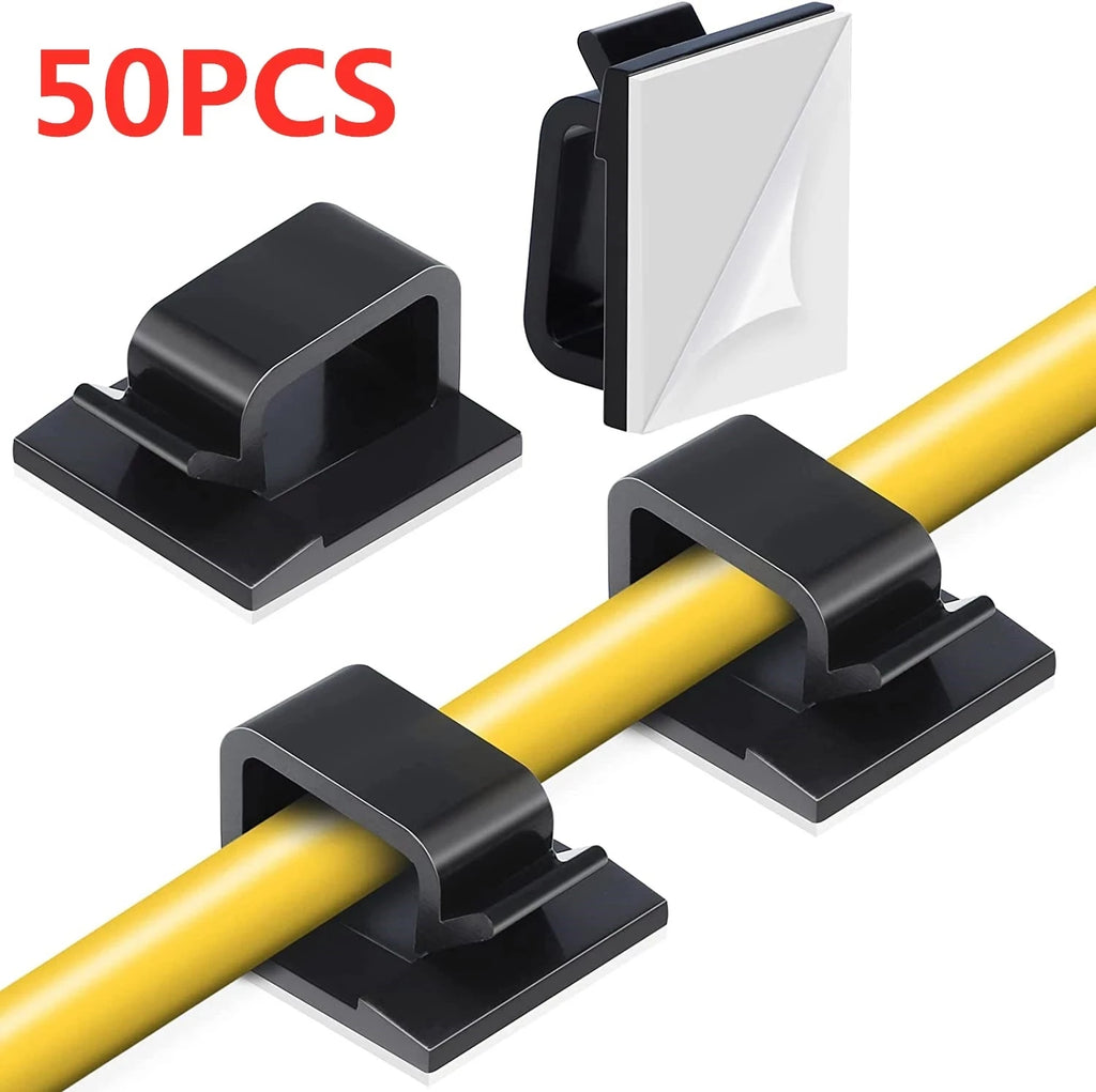 Gearyx Clip — Cable Organizer Clips (6-Pack)