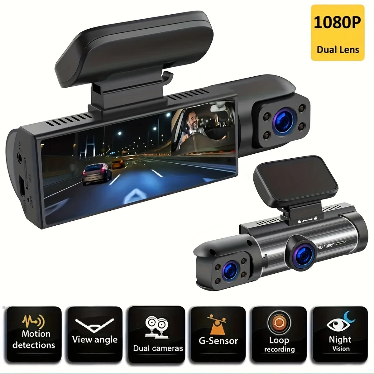 Gearyx Vision Mini — Discreet 1080p Dash Cam — view 4