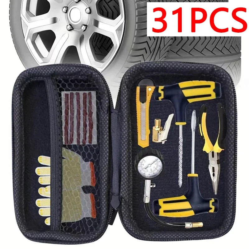 Gearyx Fix — Complete Tire Puncture Repair Kit (56pc)