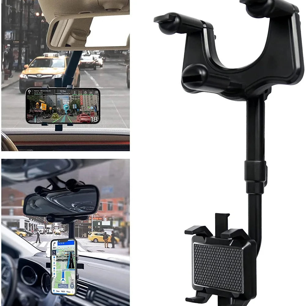 Gearyx Mirror Mount — Rearview Phone Holder