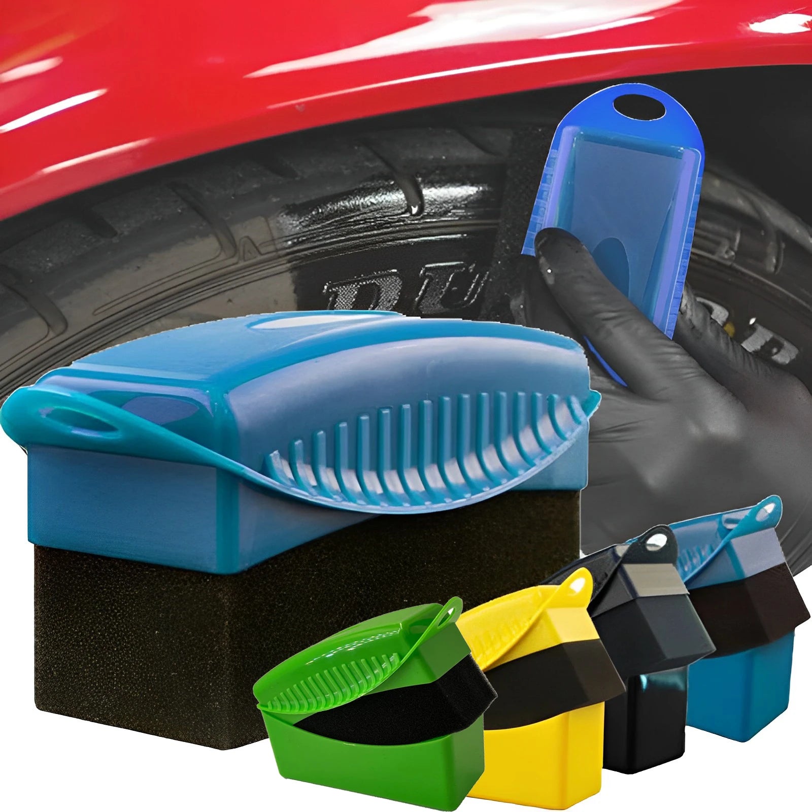 Gearyx Shine — Tire Dressing Gel + Contour Applicator