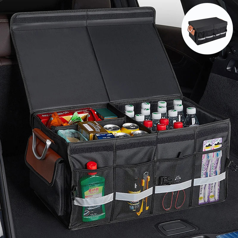 Gearyx Trunk Pro — Collapsible Trunk Organizer with Lid