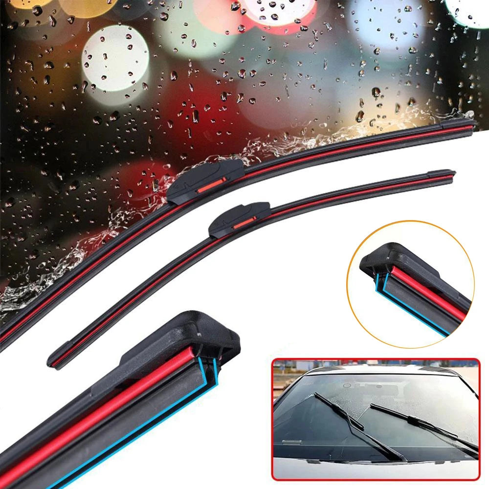 Gearyx Clear — Universal Aero Wiper Blades (Pair)
