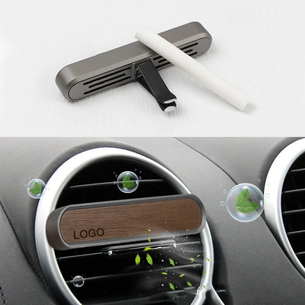 Gearyx Fresh Clip — Metal Vent Air Fresheners (2-Pack + 4 Refills)