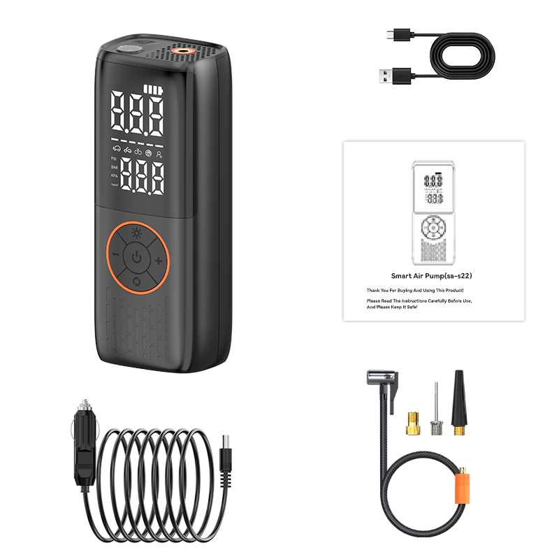 Gearyx Air — Smart Cordless Tire Inflator with Auto-Stop — view 3