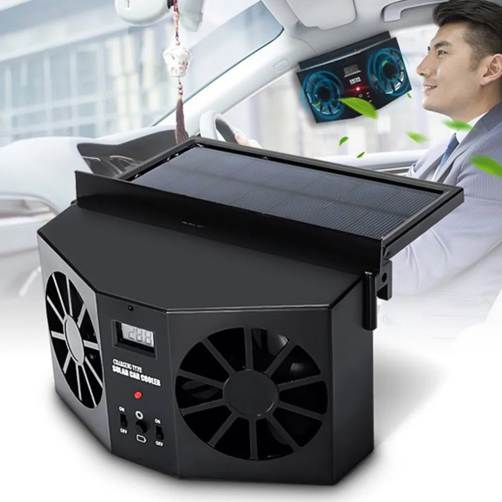Gearyx Breeze — Solar Car Window Fan