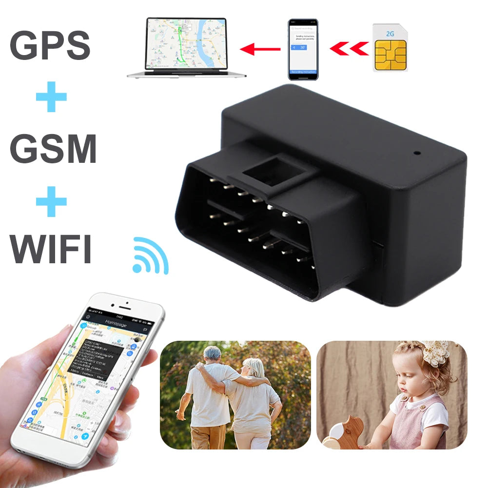 Gearyx Track — Plug-In GPS Car Tracker (OBD, No Battery)