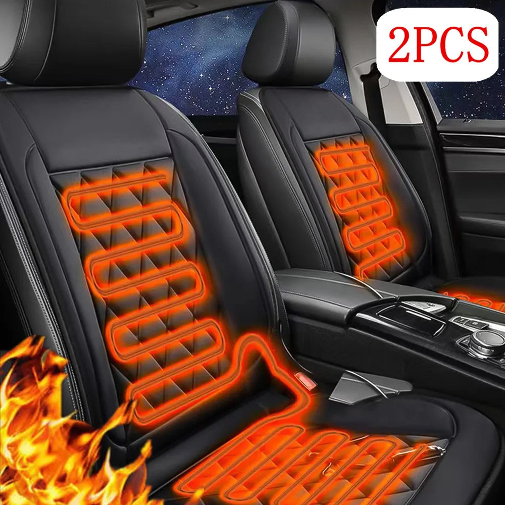Gearyx Heat — 12V Heated Seat Cushion with Fast-Warm