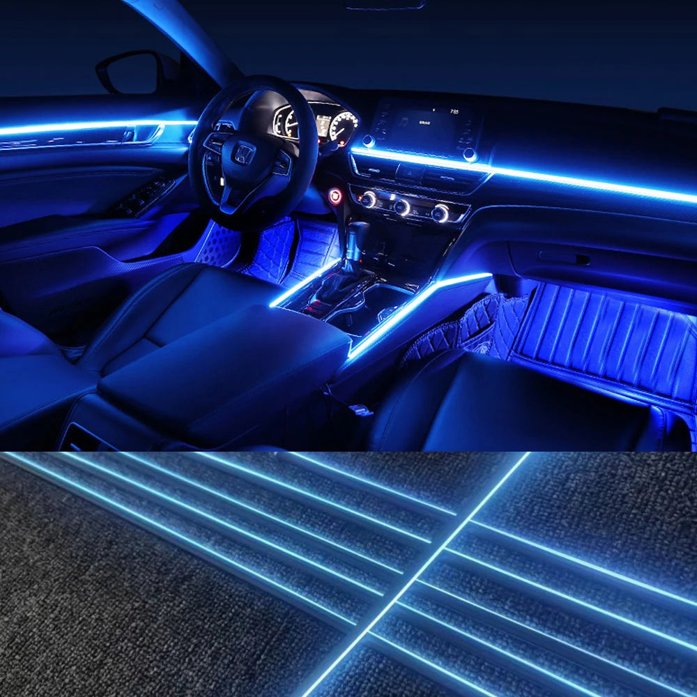 Gearyx Halo — Acrylic Fiber Ambient Lighting Kit (App Control) — view 2