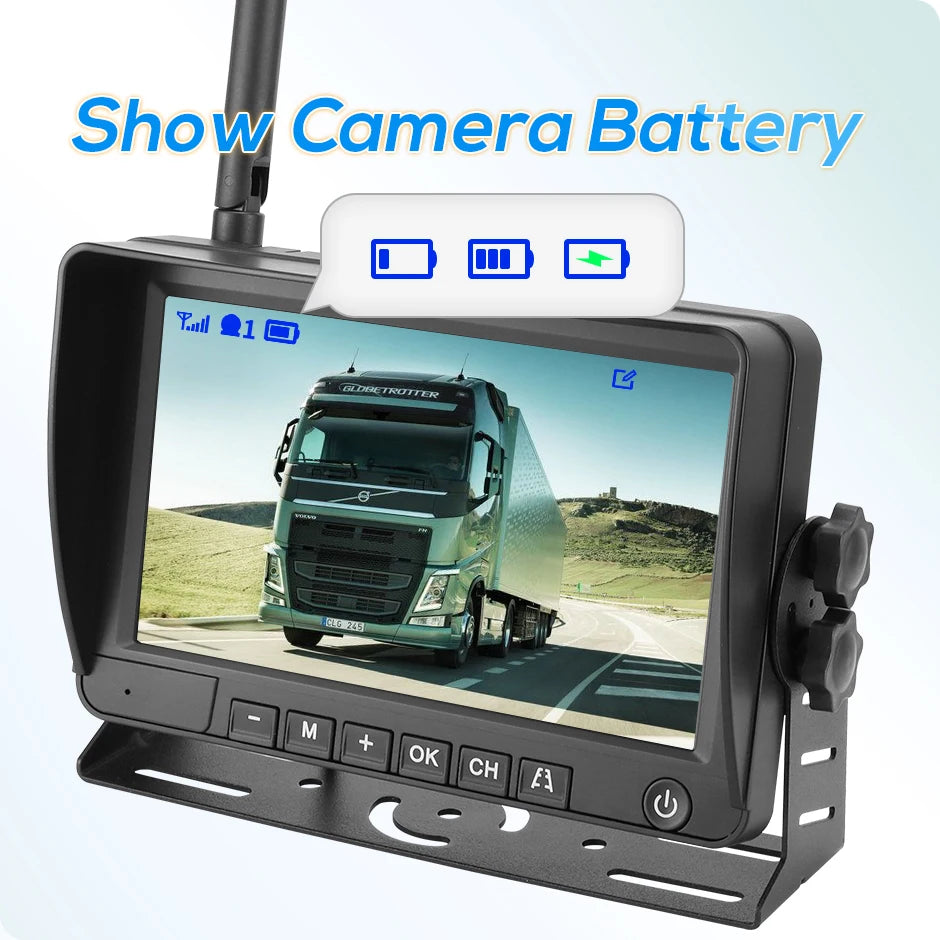 Gearyx Rear Pro — Wireless RV & Trailer Camera System (7" Split Monitor) — view 3