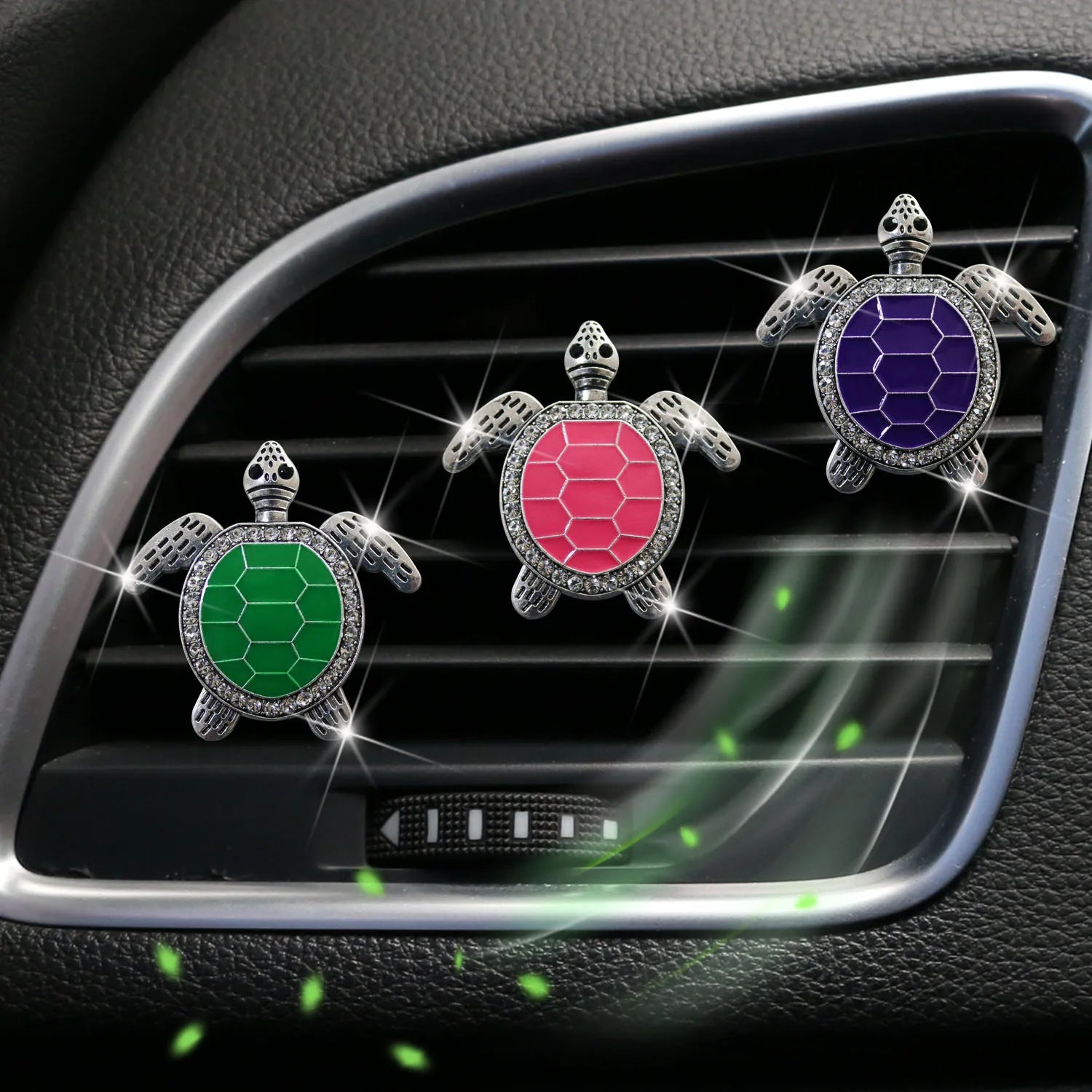 Gearyx Fresh Clip — Metal Vent Air Fresheners (2-Pack + 4 Refills)