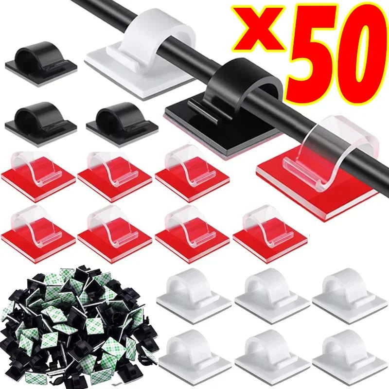 Gearyx Clip — Cable Organizer Clips (6-Pack)