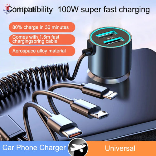 Gearyx Bolt — 65W GaN Dual USB-C Car Charger — view 2