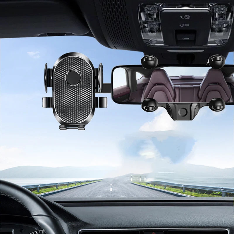 Gearyx Mirror Mount — Rearview Phone Holder — view 3