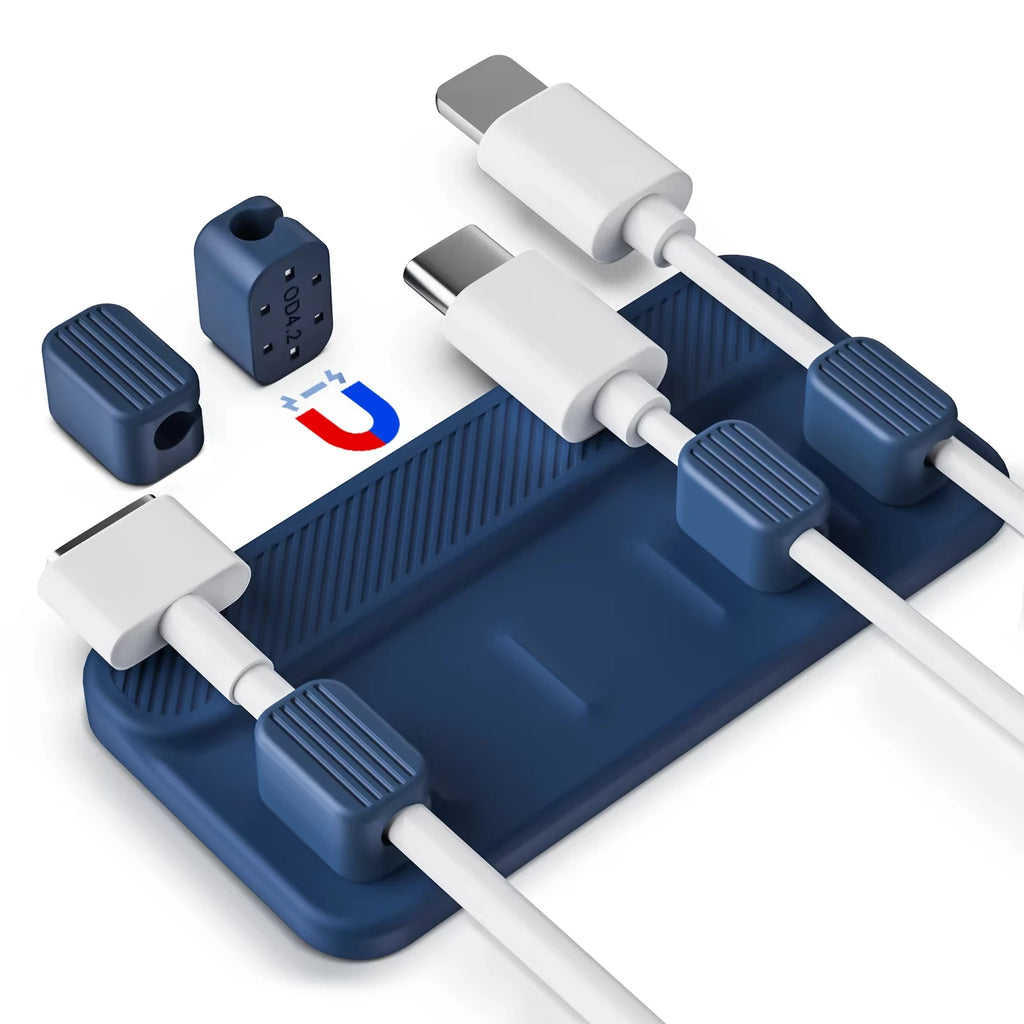 Gearyx Snap — Magnetic Cable Holders (3-Pack)