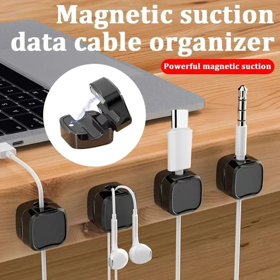 Gearyx Snap — Magnetic Cable Holders (3-Pack)