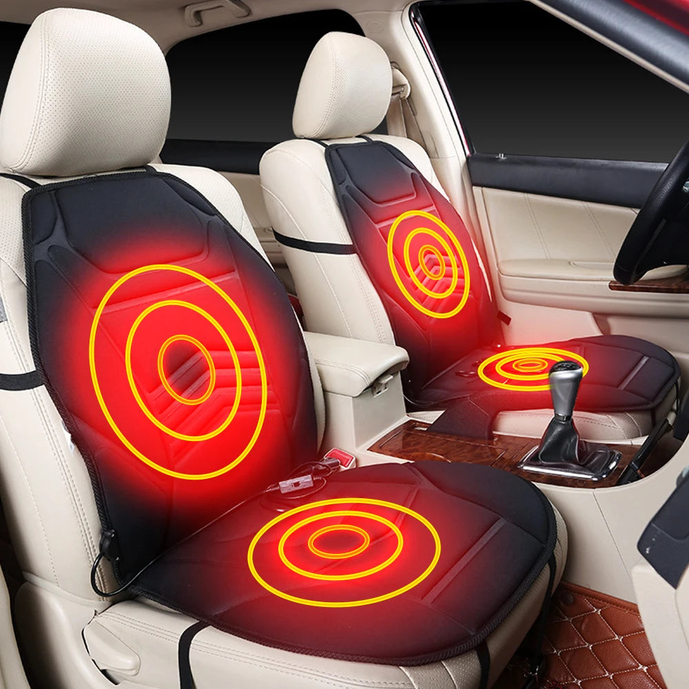 Gearyx Heat — 12V Heated Seat Cushion with Fast-Warm