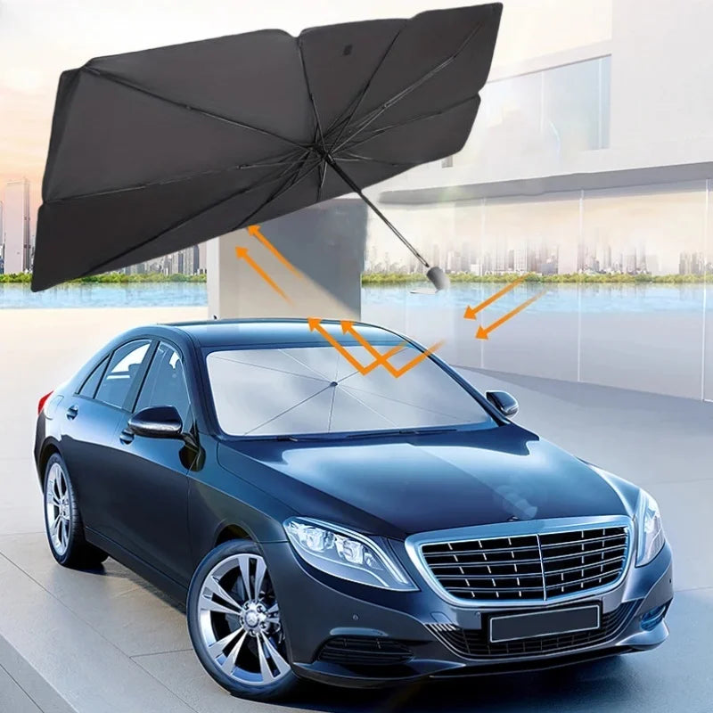 Gearyx Umbrella Windshield Sunshade — 10-Second Setup — view 4