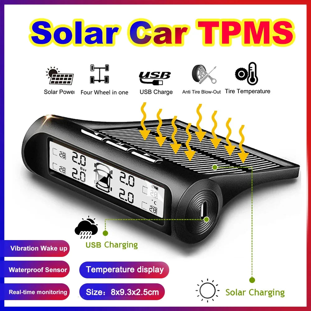 Gearyx Guard — Solar TPMS with 4 External Sensors — view 4
