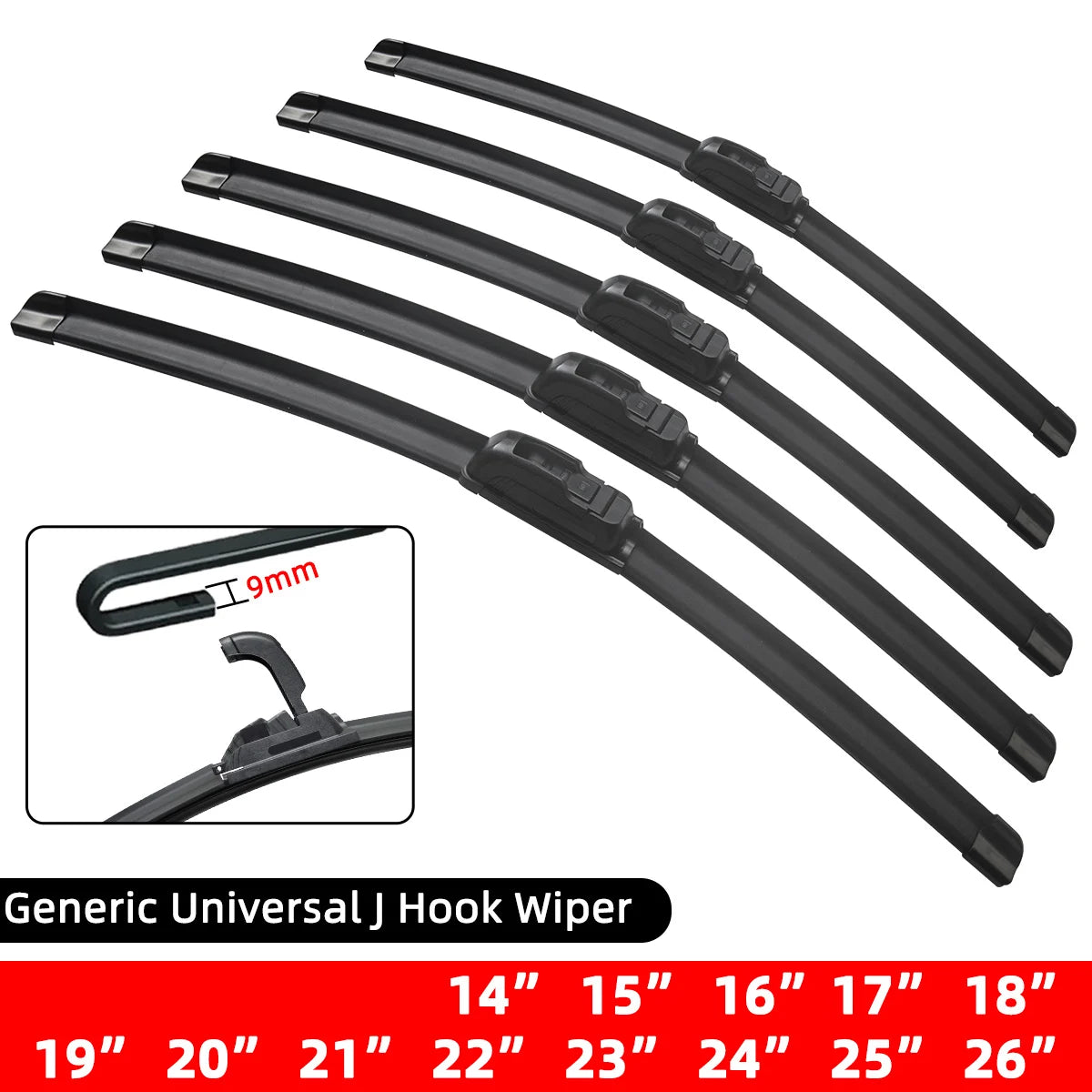 Gearyx Clear — Universal Aero Wiper Blades (Pair) — view 3