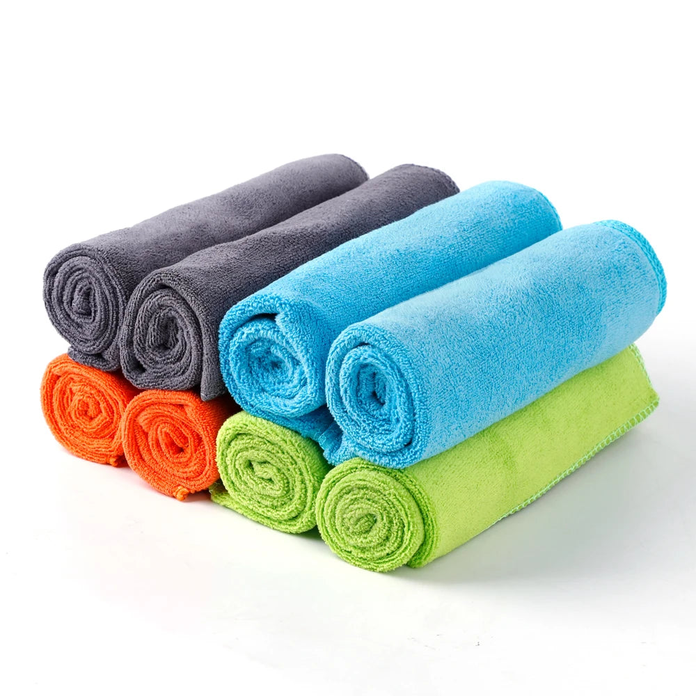 Gearyx Fiber — Pro Microfiber Detailing Towel Set (8pc)