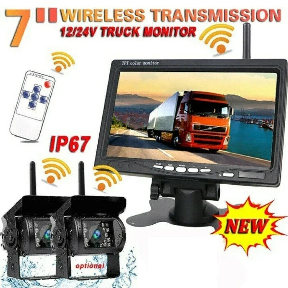 Gearyx Rear Pro — Wireless RV & Trailer Camera System (7" Split Monitor) — view 2
