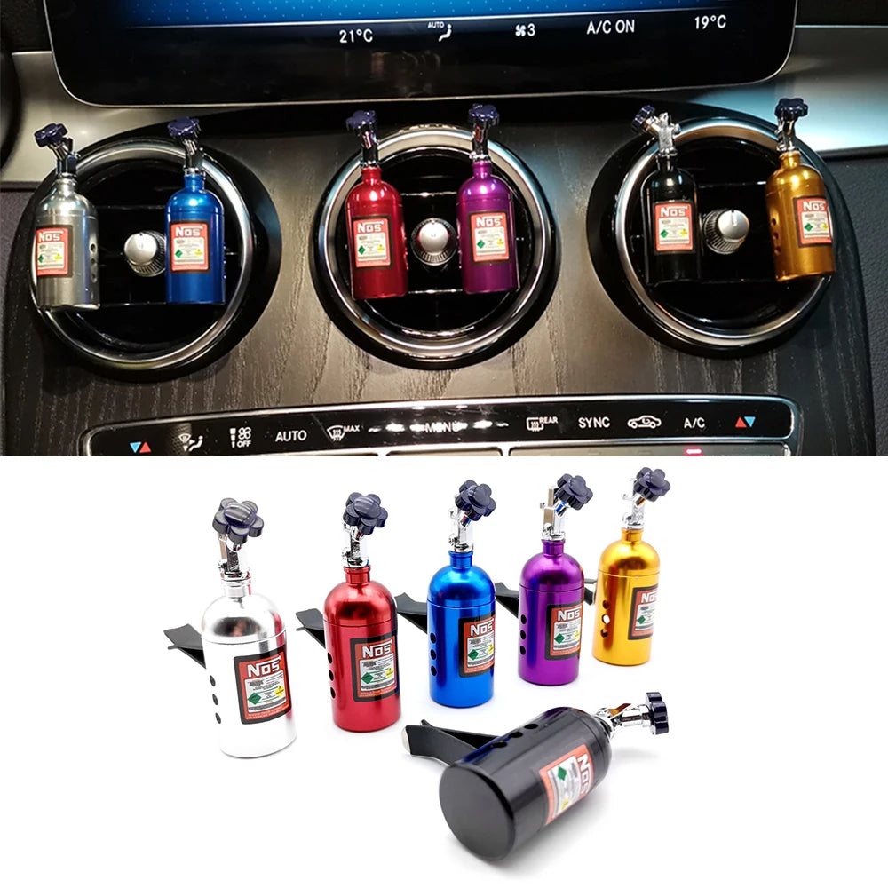 Gearyx Fresh Clip — Metal Vent Air Fresheners (2-Pack + 4 Refills)