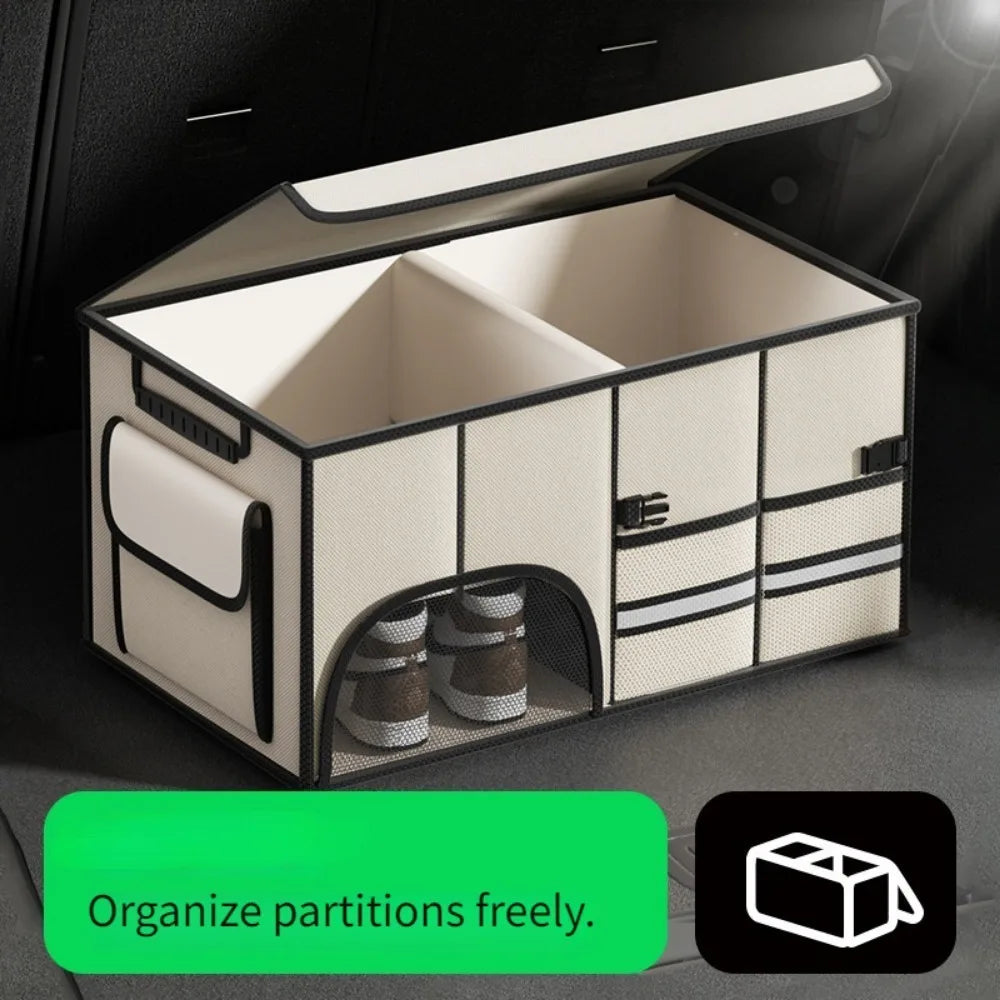 Gearyx Trunk Pro — Collapsible Trunk Organizer with Lid — view 3