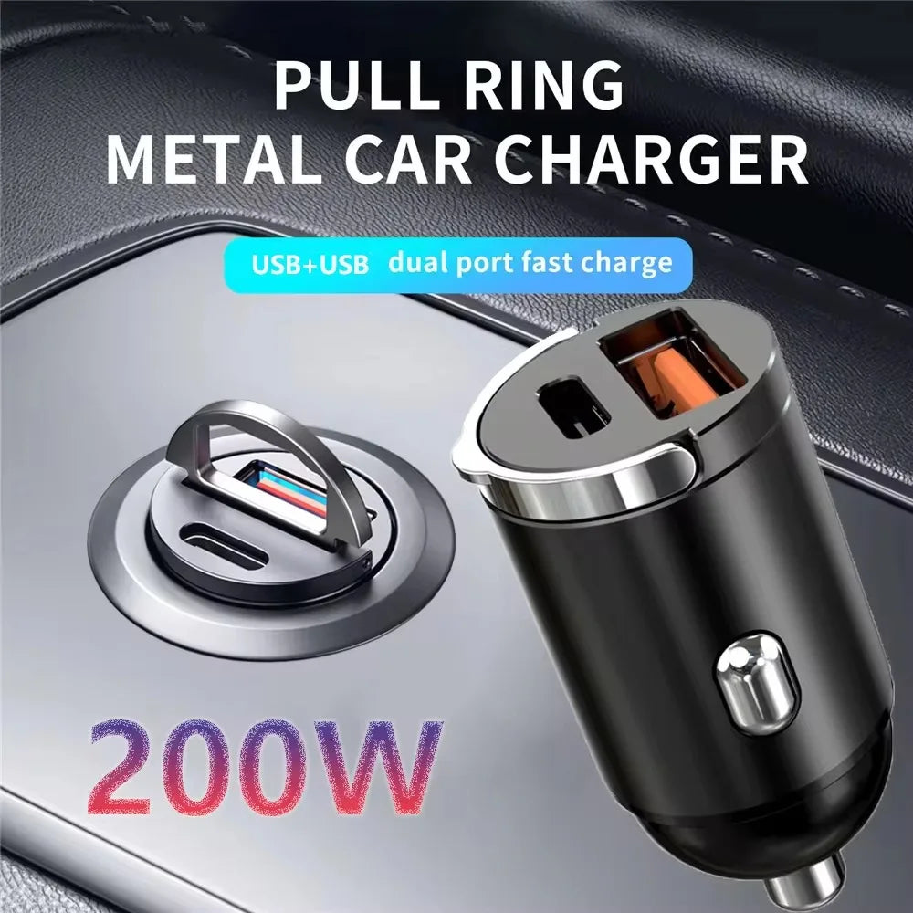 Gearyx Bolt — 65W GaN Dual USB-C Car Charger — view 4