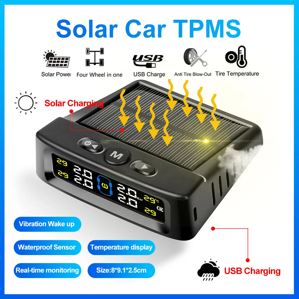 Gearyx Guard — Solar TPMS with 4 External Sensors — view 3