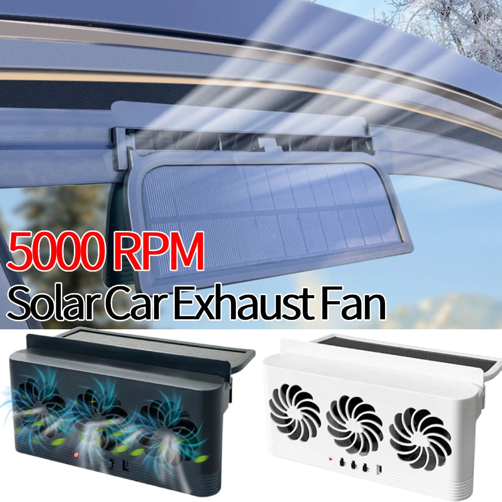 Gearyx Breeze — Solar Car Window Fan