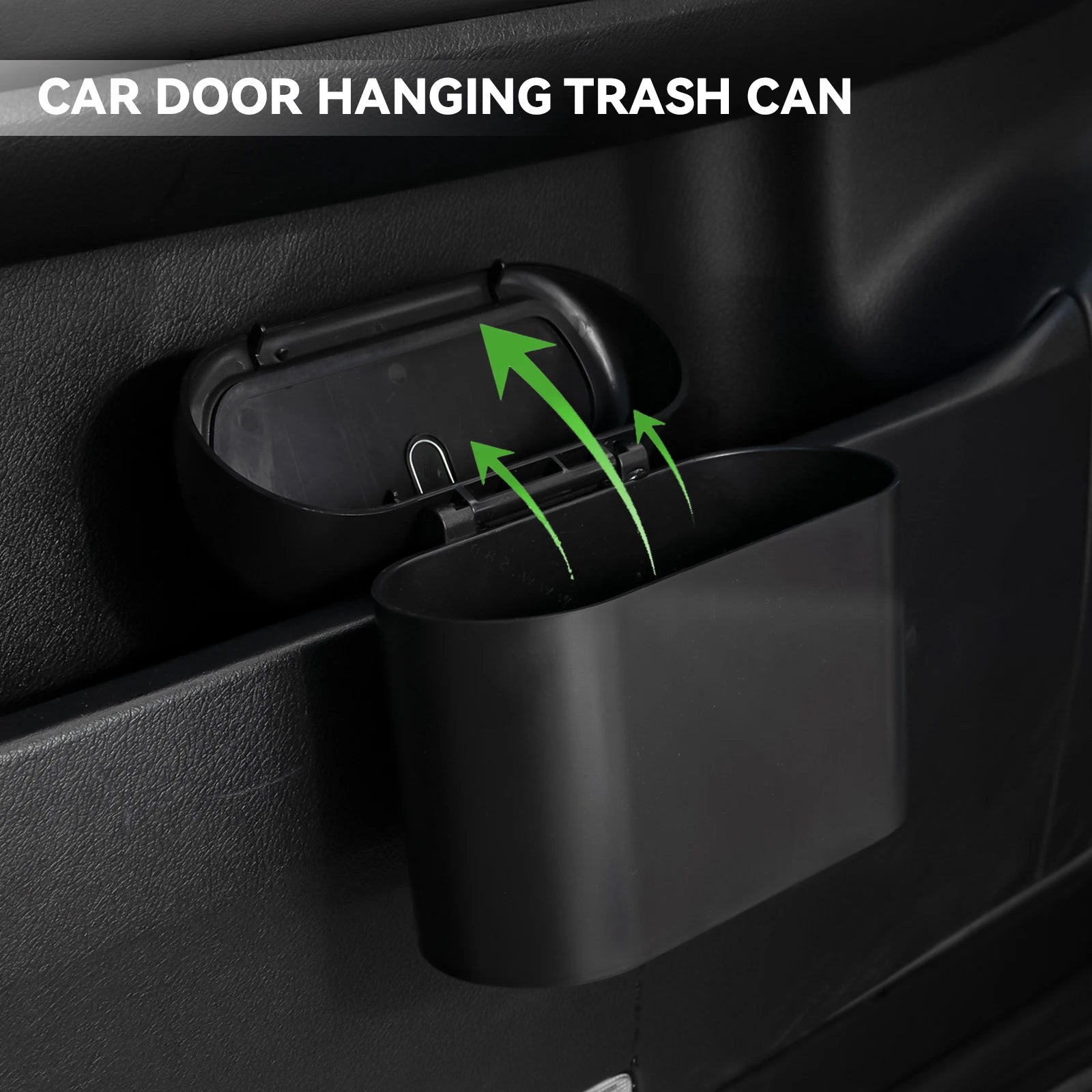 Gearyx Bin — Car Trash Can with Lid & Liners