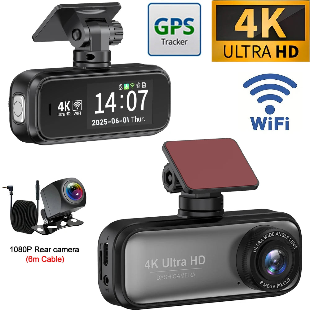 Gearyx Vision Duo — 4K Dual Dash Cam with Parking Mode — view 2