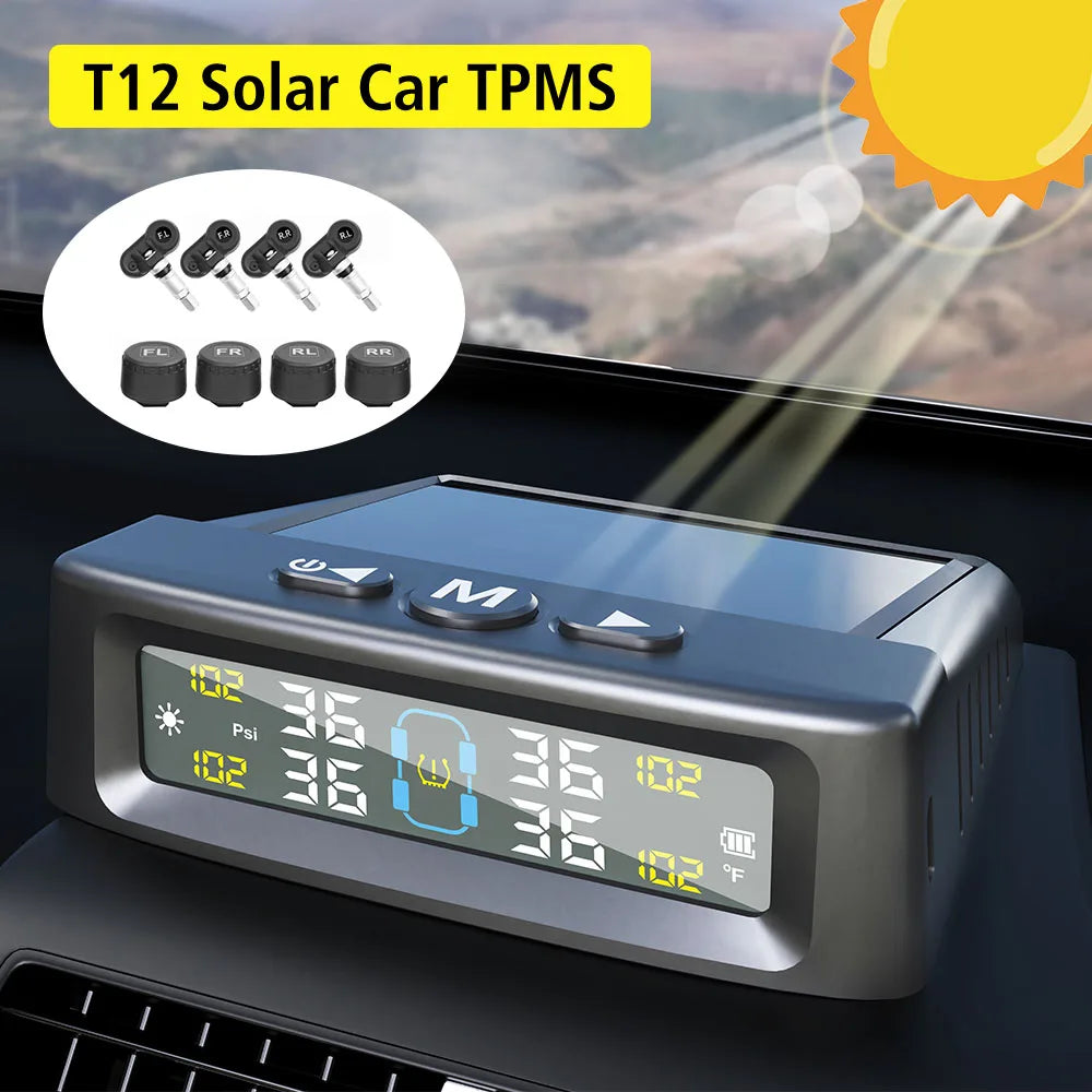 Gearyx Guard — Solar TPMS with 4 External Sensors
