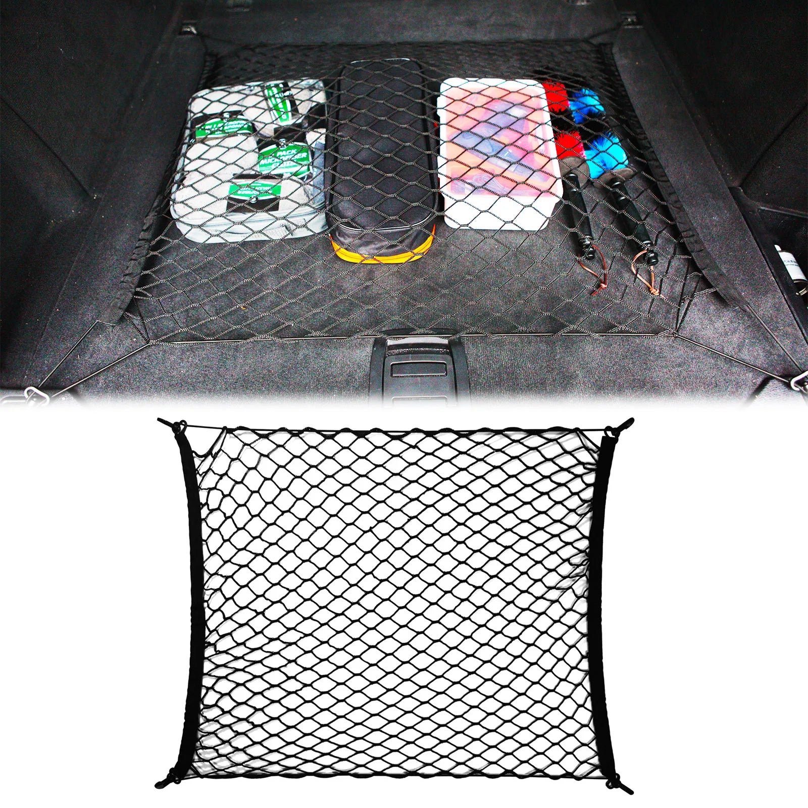 Gearyx Net — Trunk Cargo Net & Ceiling Storage (2-Pack) — view 3