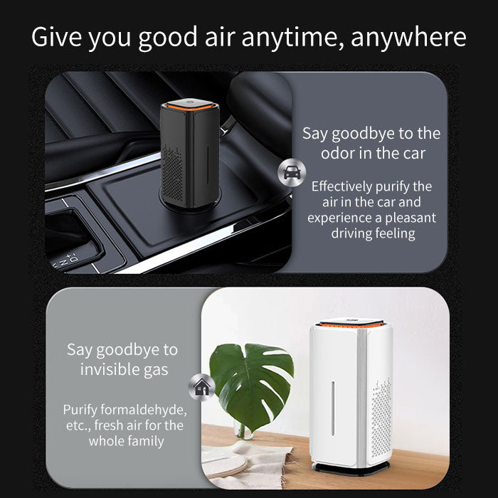 Gearyx Pure — Car Air Purifier with HEPA Filter (USB-C)