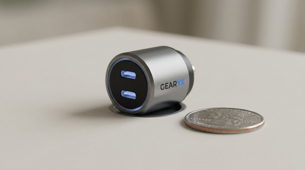 Gearyx Bolt — 65W GaN Dual USB-C Car Charger — view 2