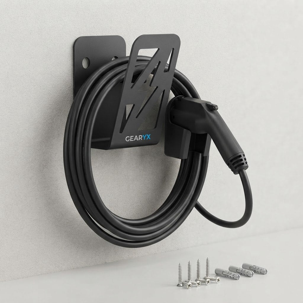 Gearyx EV Cable Organizer + Wall Holster
