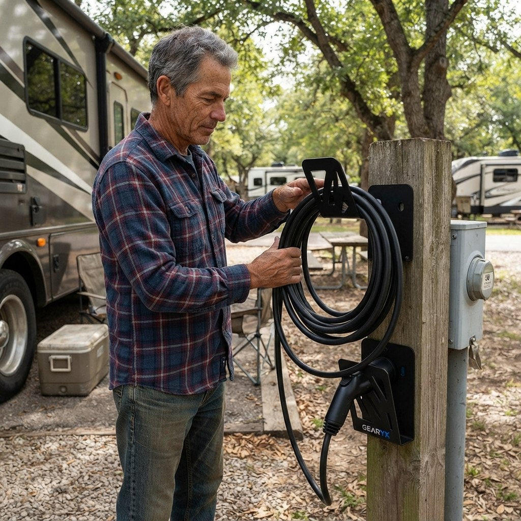 Gearyx EV Cable Organizer + Wall Holster — view 3