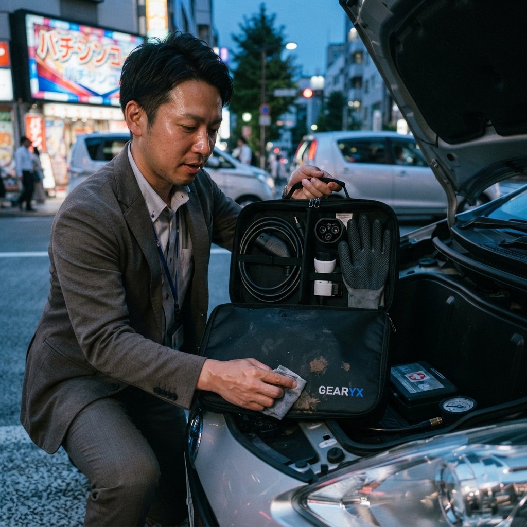 Gearyx EV Trunk & Frunk Organizer for Charging Gear — view 2