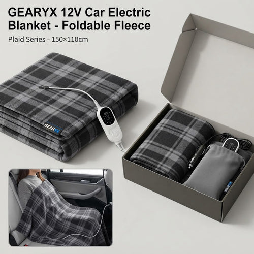 Gearyx Cozy — 12V Heated Car Blanket