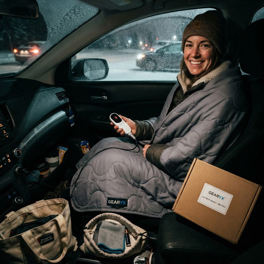Gearyx Cozy — 12V Heated Car Blanket — view 3