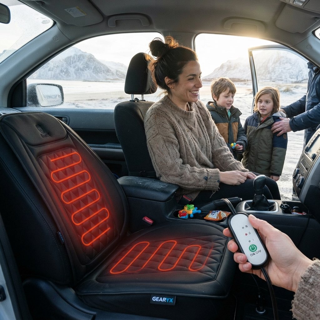 Gearyx Heat — 12V Heated Seat Cushion with Fast-Warm — view 3