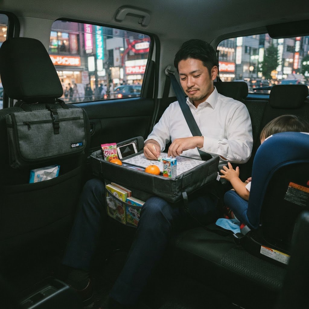 Gearyx Play — Kids Car Travel Tray with Tablet Window — view 3