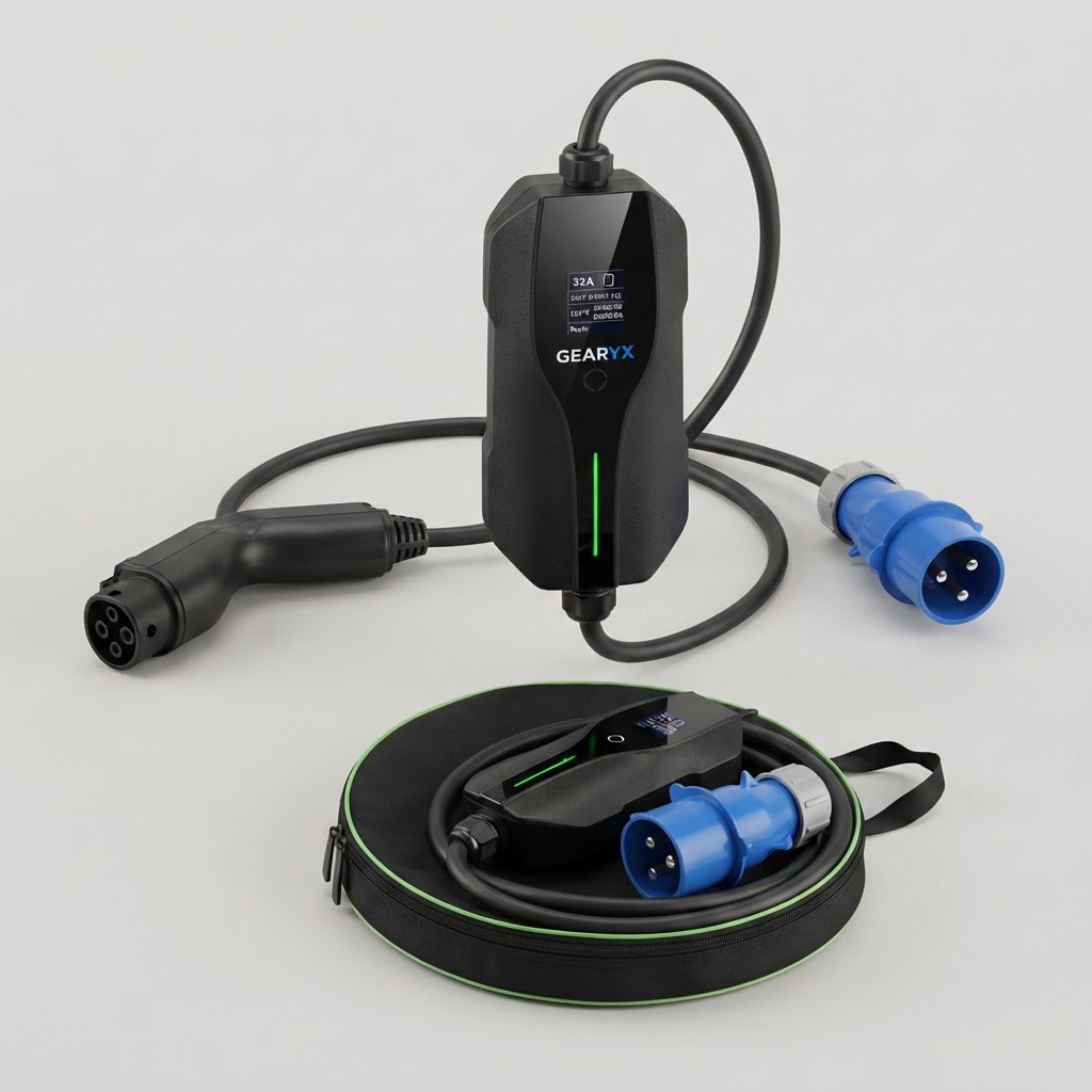 Gearyx Charge — Portable Level 2 EV Charger 40A (9.6kW)