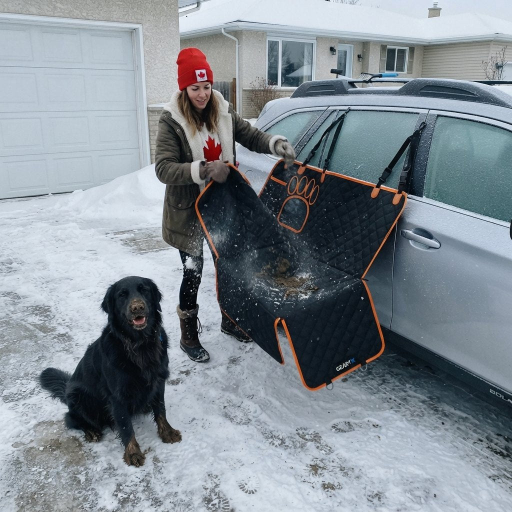 Gearyx Paws — Waterproof Dog Car Hammock with Mesh Window — view 2