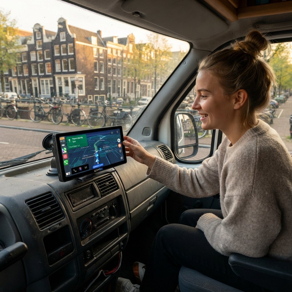 Gearyx Drive Screen — 9" Wireless CarPlay & Android Auto Display for Any Car — view 2