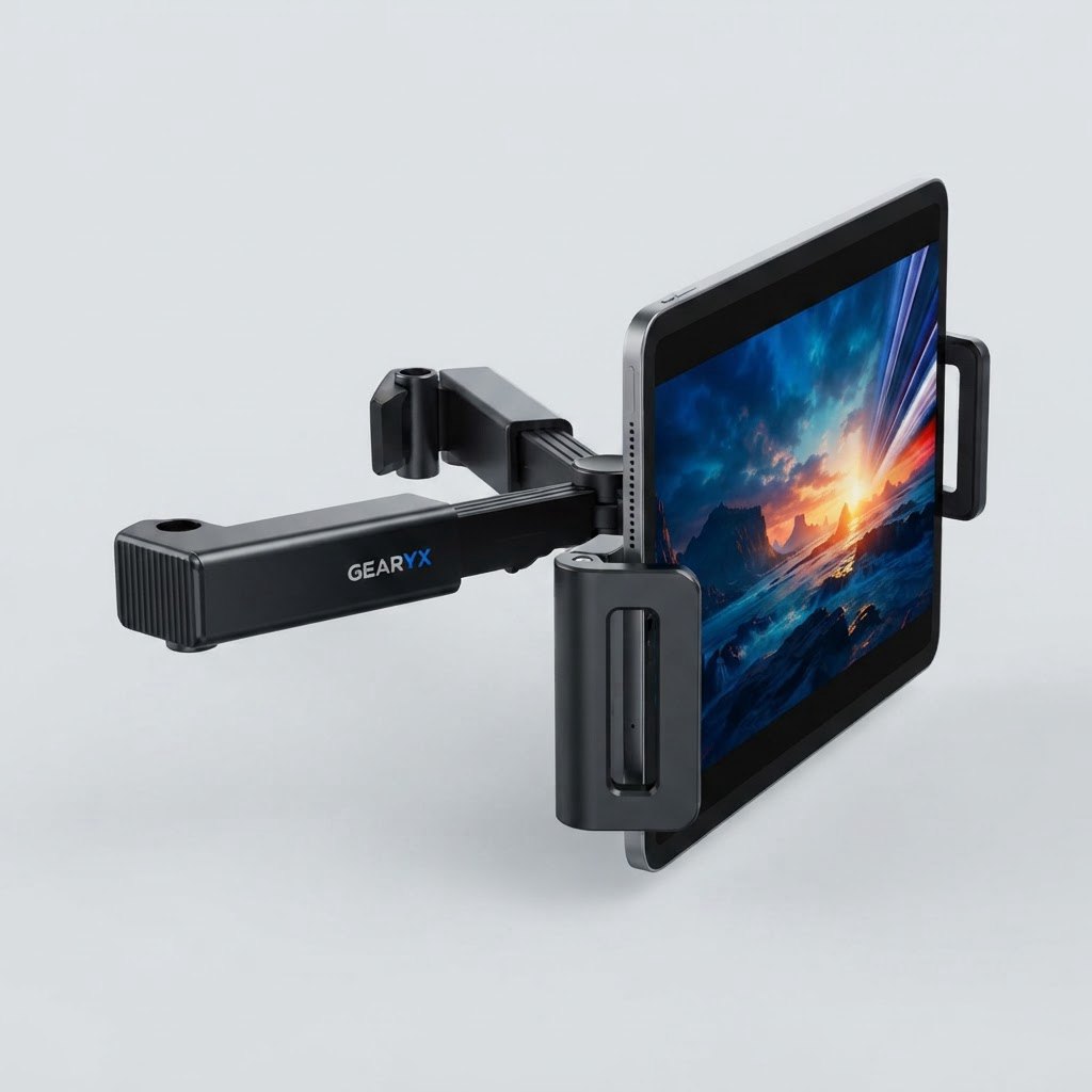Gearyx Screen Back — Headrest Tablet Mount