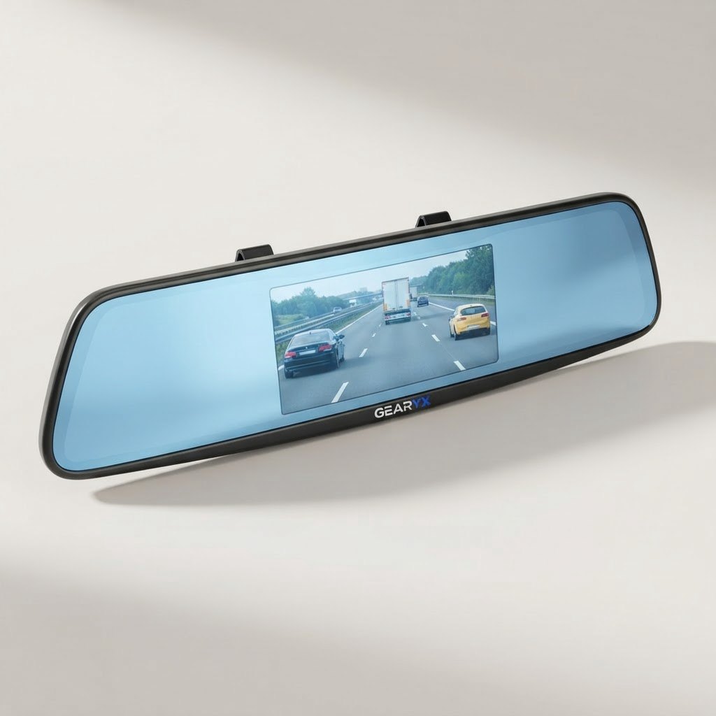 Gearyx View — Panoramic Anti-Glare Rearview Mirror