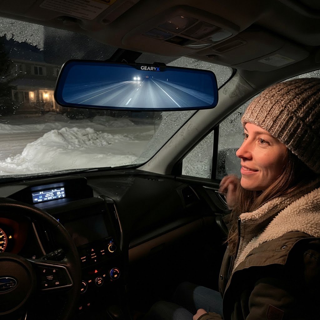 Gearyx View — Panoramic Anti-Glare Rearview Mirror — view 2